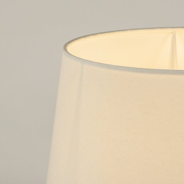Stolní textilní lampa Audrey Crema (LMD)