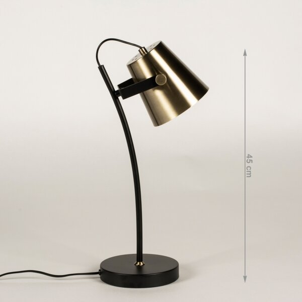 Stolní designová lampa Laventa Black and Gold (LMD)