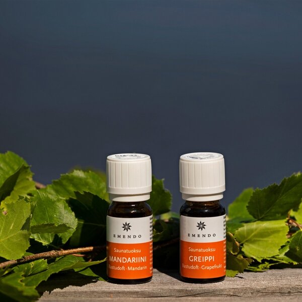 Set vůní do sauny Emendo 2x10ml / Grapefruit, Mandarinka