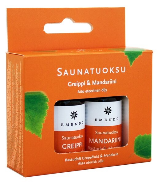 Set vůní do sauny Emendo 2x10ml / Grapefruit, Mandarinka