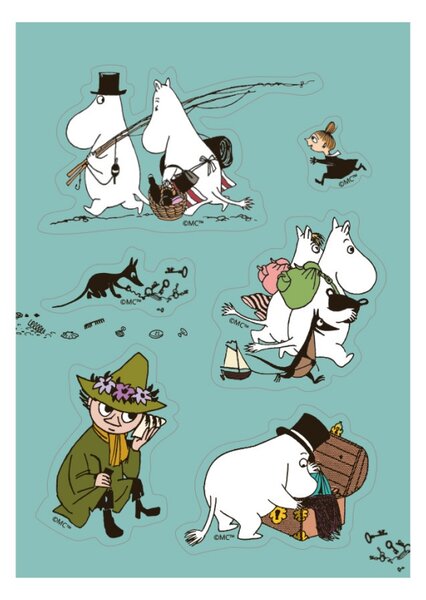 Putinki Samolepky Moomin Trip