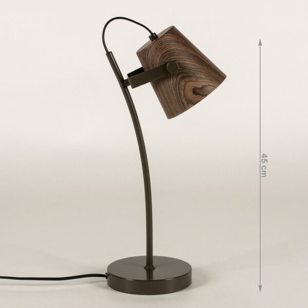 Stolní designová lampa Laventa Wood Look (LMD)