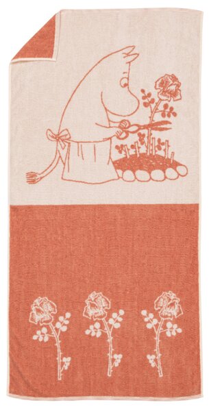 Arabia Ručník Moominmamma 70x140, béžovo-červený