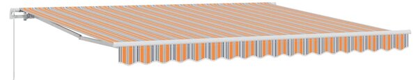 Stahovací markýza Vícebarevný 400 × 300 cm Polyester a hliník