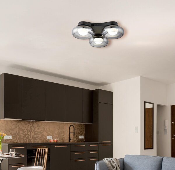 STROPNÍ LED SVÍTIDLO, 50/10 cm Globo - Online Only svítidla, Online Only