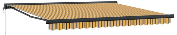 Stahovací markýza Vícebarevný 400 x 300 x 165 cm Textil a kov