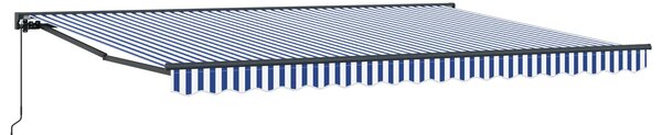 Rám markýzy Modrá a bílá 450 × 300 cm 3330851