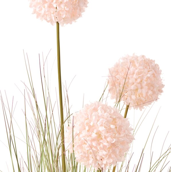 Umělá rostlina SNOWBALL BUSH 120 cm Růžová