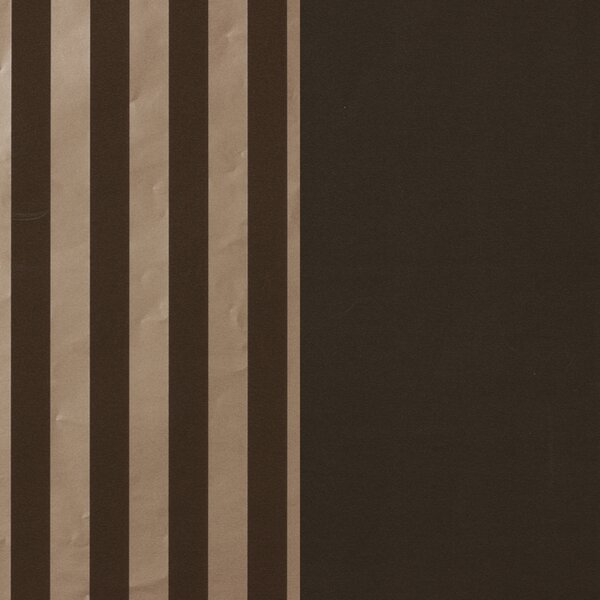 Serviteur Oboustranný balicí papír Brown Stripes & Copper - 5 m SRT155