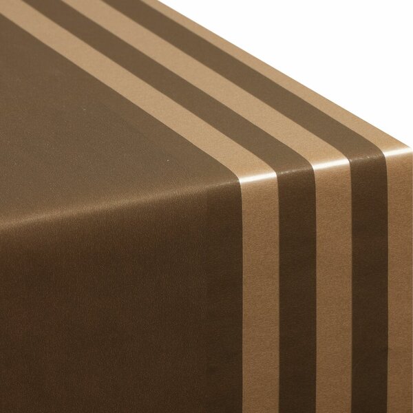 Serviteur Oboustranný balicí papír Brown Stripes & Copper - 5 m SRT155