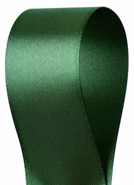 Serviteur Saténová stuha Dark Green 4 cm - 25 m SRT156