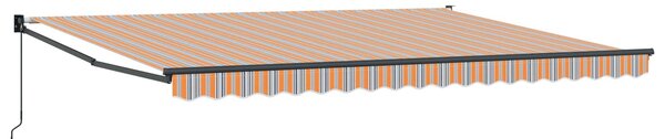 Stahovací markýza Vícebarevný 450 × 300 cm