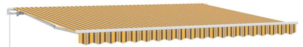 Stahovací markýza Vícebarevný 450 × 300 cm Polyester a hliník