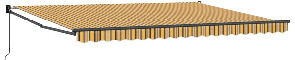 Stahovací markýza Vícebarevný 450 × 300 cm