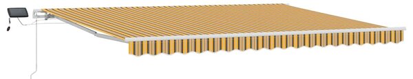 Stahovací markýza Vícebarevný 450 × 300 cm Látka a hliník