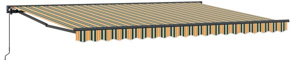 Rám markýzy Zelená a žlutá 450 × 300 cm