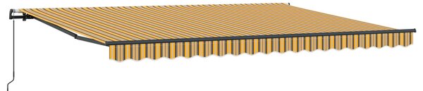 Stahovací markýza Vícebarevný 450 × 350 cm Polyester a hliník