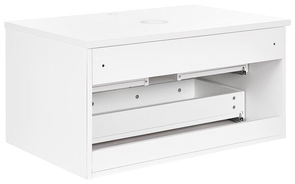 Nástěnná skříňka pod umyvadlo ALZIRA 80 cm Bílá