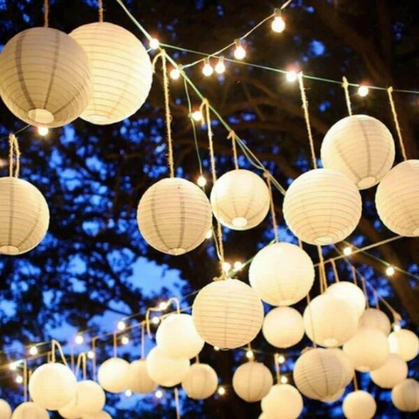 Papírový lampion 25 cm