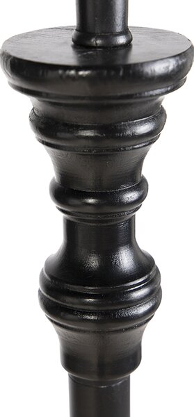 Klasická stojací lampa černá - Classico