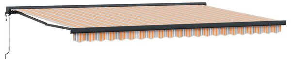 Stahovací markýza Vícebarevný 500 x 300 x 165 cm Textil a kov
