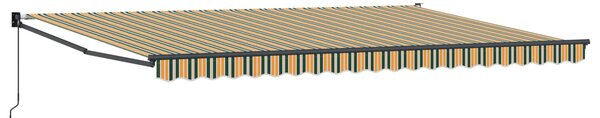 Stahovací markýza Vícebarevný 500 × 300 cm