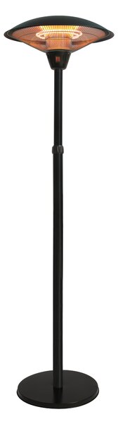 Stojací terasový infrazářič, 2100 W, výškově nastavitelný