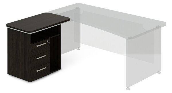 Sestava kancelářského nábytku TopOffice 7, wenge