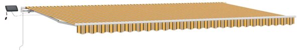 Stahovací markýza Vícebarevný 600 × 350 cm Látka a hliník