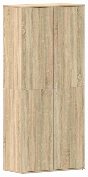 Skříň na obuv 80 x 39 x 178 cm Kompozitní dřevo Sonoma dub