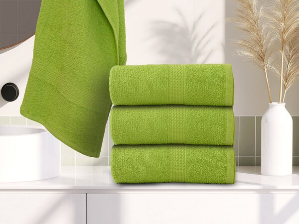 Ručník BASIC ONE 50 x 90 cm zelený, 100% bavlna