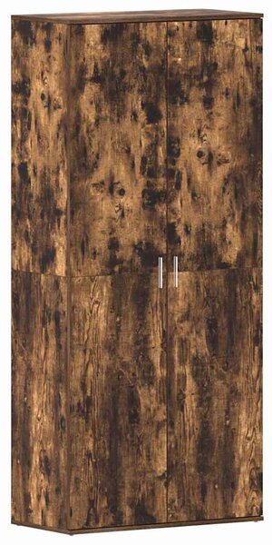Skříň na obuv Kouřový dub 80 x 39 x 178 cm kompozitní dřevo