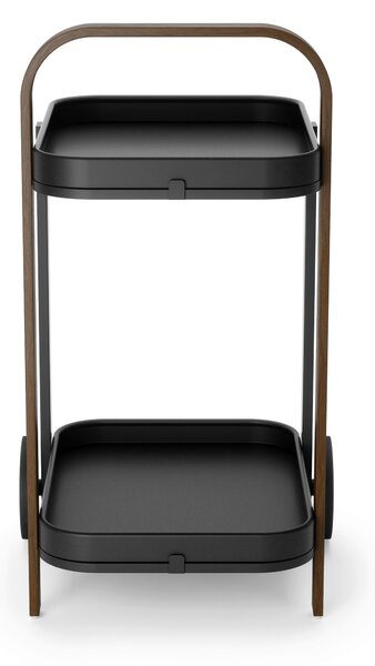 SERVÍROVACÍ VOZÍK, černá, barvy vlašských ořechů, 44/80/50 cm Umbra, Online Only