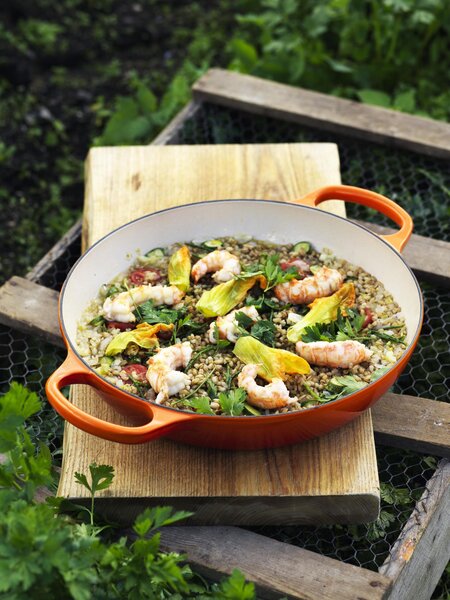 Le Creuset 21180309494441 Hrnec Gourmet Signature nízký 30 cm červený burgund