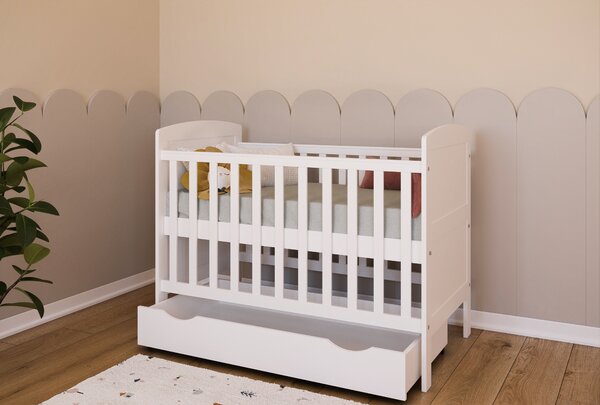 Dětská postýlka Mini Philip 120 x 60 cm Úložný prostor k postýlce: Bez úložného prostoru