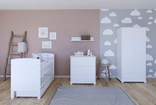Dětská postýlka Mini Philip 120 x 60 cm Úložný prostor k postýlce: Bez úložného prostoru