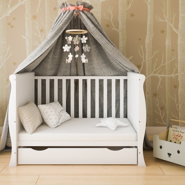 Dětská postýlka Mini Sleight 120 x 60 cm Úložný prostor k postýlce: Bez úložného prostoru