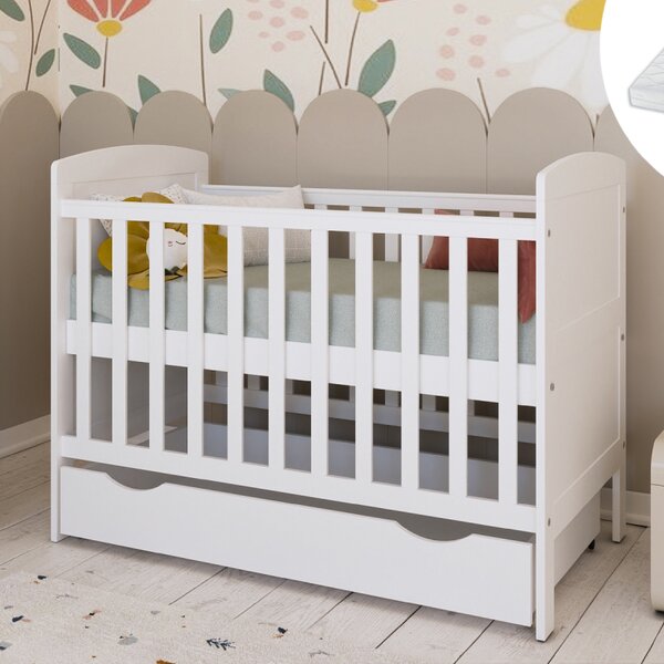 Dětská postýlka Mini Philip 120 x 60 cm Úložný prostor k postýlce: Bez úložného prostoru