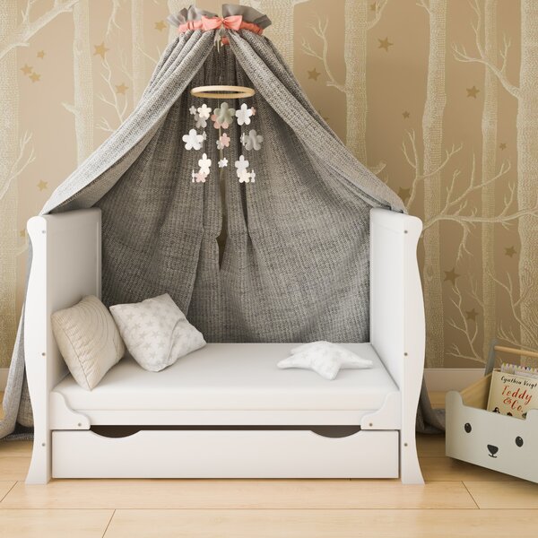 Dětská postýlka Mini Sleight 120 x 60 cm Úložný prostor k postýlce: Bez úložného prostoru