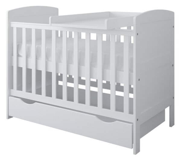 Dětská postýlka Mini Philip 120 x 60 cm Úložný prostor k postýlce: Bez úložného prostoru