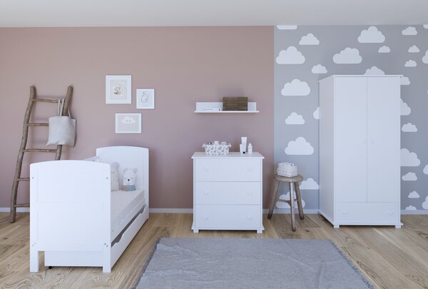 Dětská postýlka Mini Philip 120 x 60 cm Úložný prostor k postýlce: Bez úložného prostoru