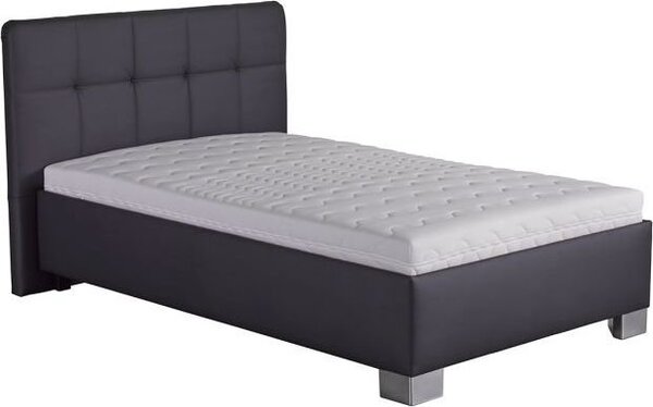 Falco Čalouněná postel Kelvin 120x200, s úložným prostorem, šedá
