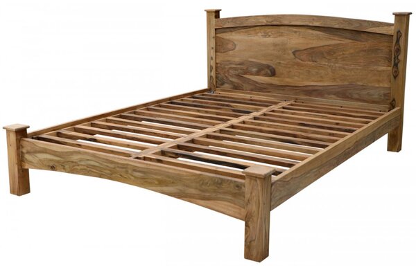 Postel 160x200 Rami z indického masivu palisandr