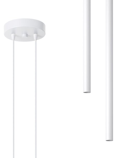 Sollux SL.1303 - Lustr na lanku PASTELO 2xG9/8W/230V bílá