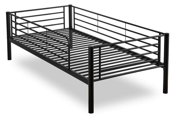 Patrová postel Rakobi 90 x 200 cm, černá