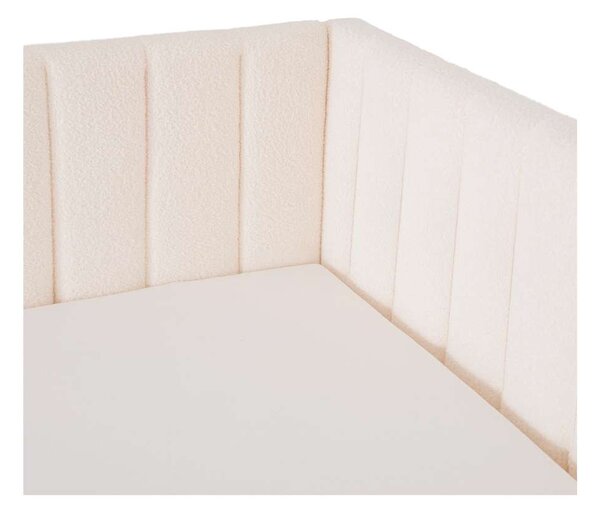Postel Birmia Bouclé 120 x 200 cm, krémová