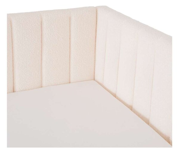 Postel Birmia Bouclé 90 x 200 cm, krémová