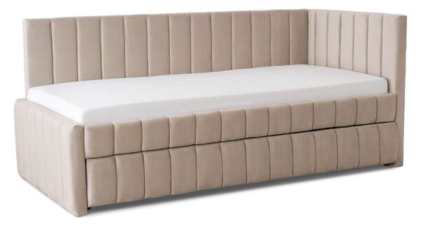Postel Birmia Velvet 90 x 200 cm, béžová