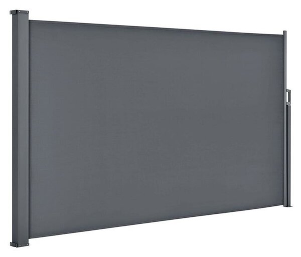 Výsuvná boční zástěna, 300 x 180 cm, tmavě šedá