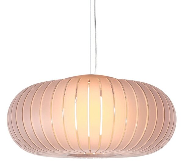 Kartell závěsné světlo Teresa Frozen, růžové, Ø 50 cm, E27, Fialová / růžová / barva růže, Obývací pokoj / jídelna, Plast, Design